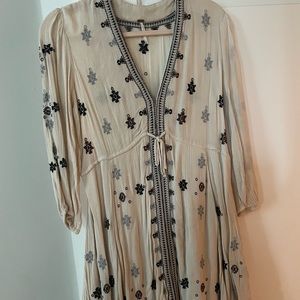 Free people embroidered dress